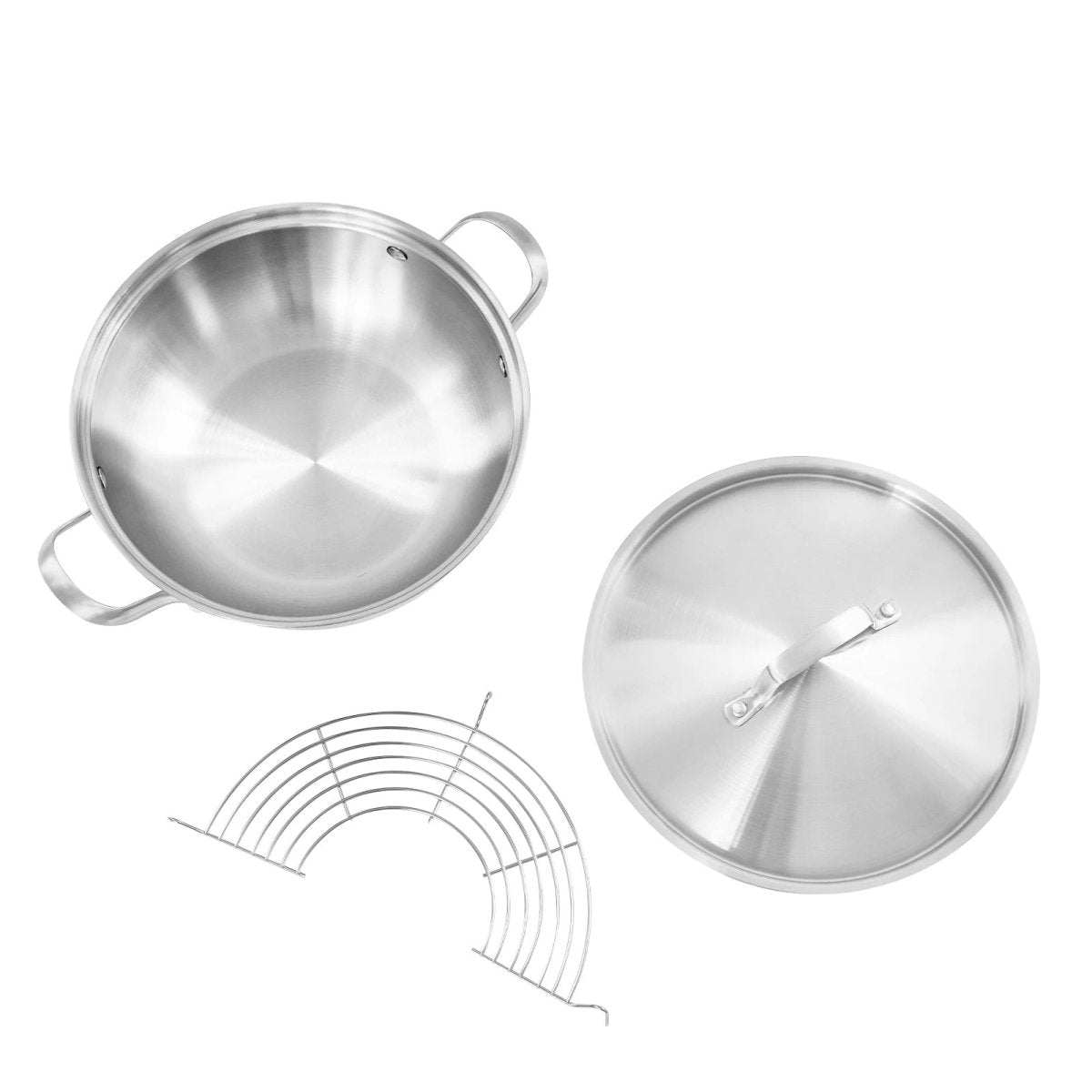 SmartBoil – Casserole universelle en acier inoxydable avec couvercle pour tous types de cuisinières
