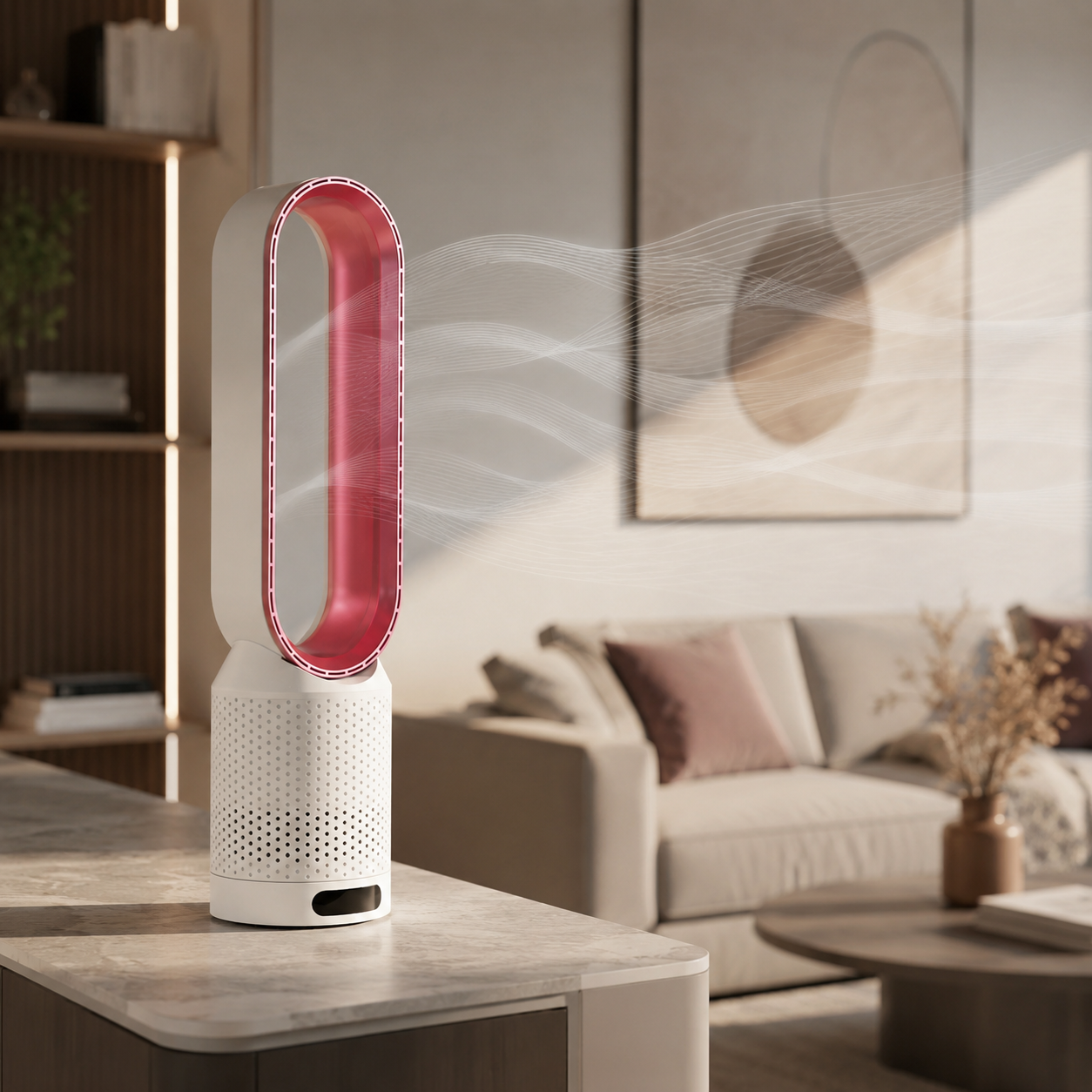 AEROBREEZE – 3-in-1 torenventilator voor frisse lucht en aangenaam comfort