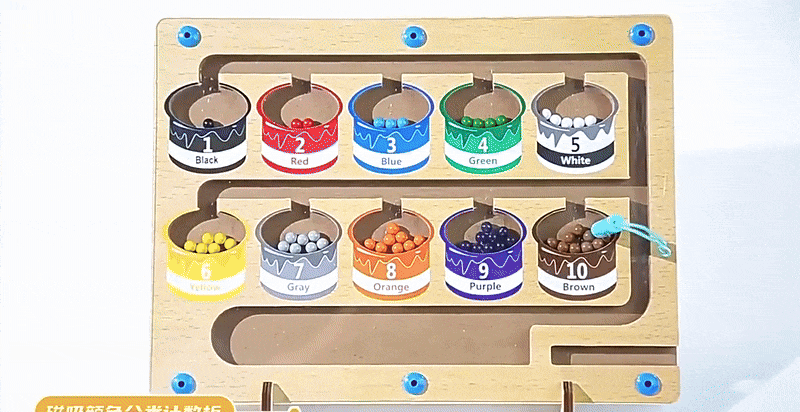 ColorQuest – Juego magnético de colores y números para niños a partir de 3 años