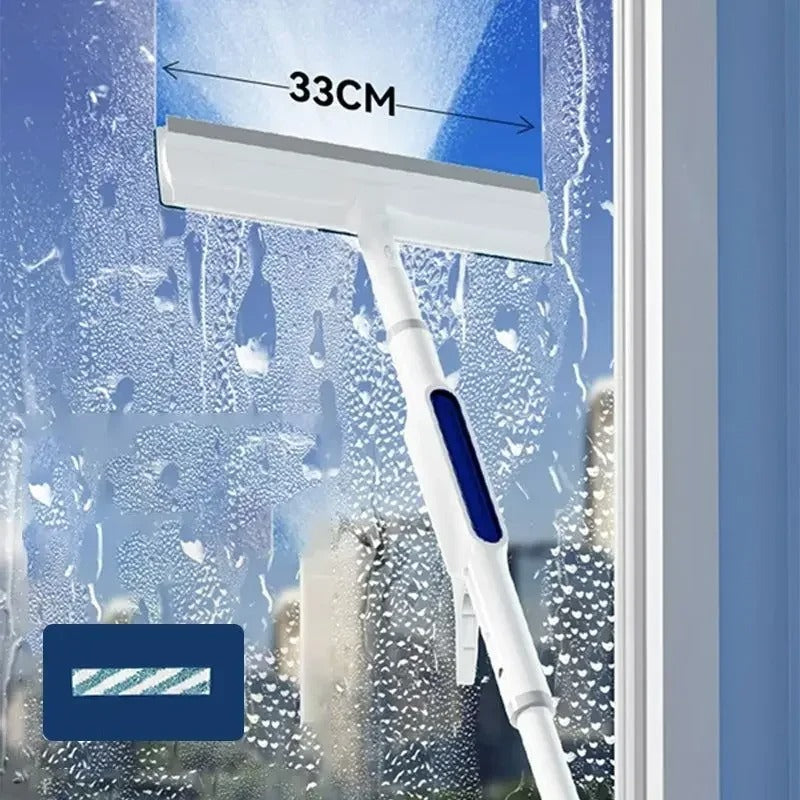 CleanView 3-in-1 window wiper - spray, wipe & shine for streak-free windows