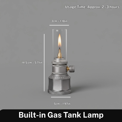 CAMPFLARE – Tragbare Butanlampe für helles & anpassbares Licht
