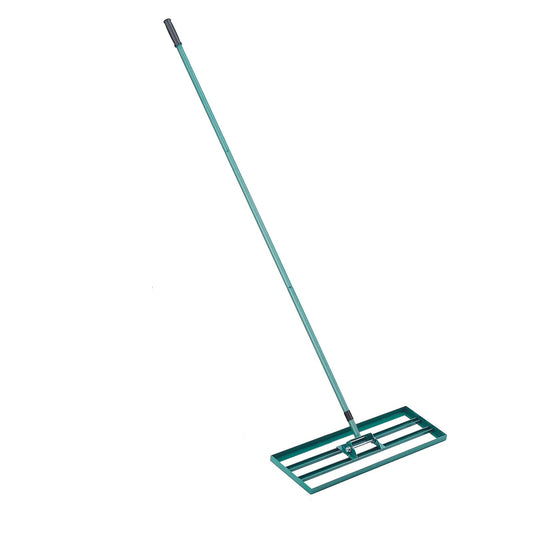 LevelPro TerraRake - Robust lawn rake with extra long handle