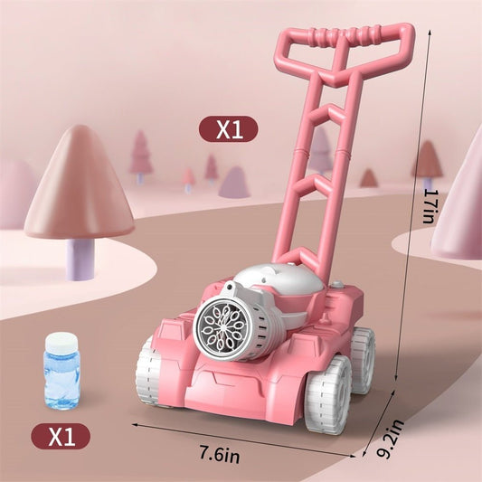  Bubblemaai Spielzeug - Magic Bubbles Rasenmäher für Kinder-4