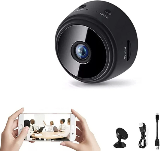 MINICAM 1080P - Compact security camera with night vision & app control