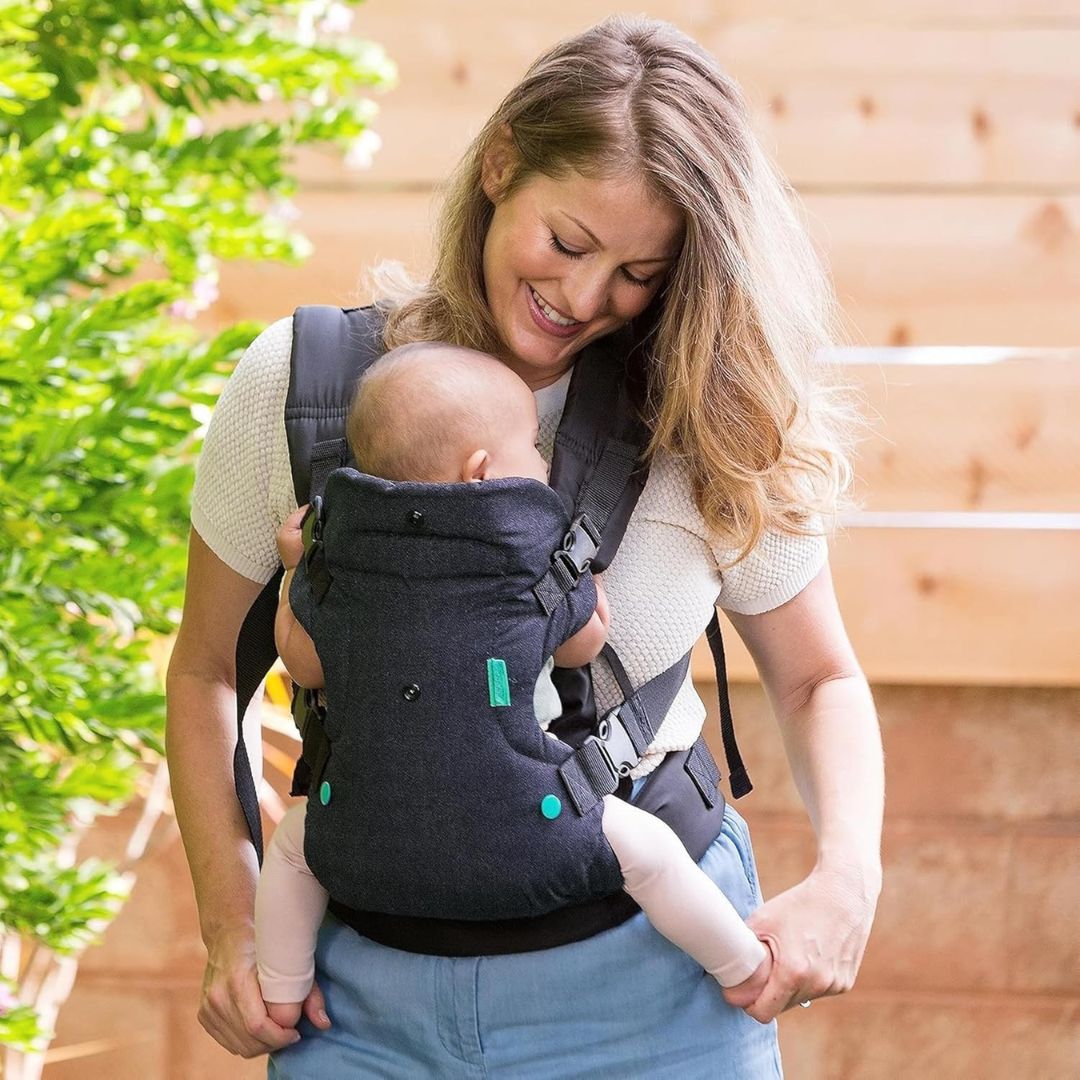 INFANORA – Mochila ergonómica para bebé con 4 posiciones de transporte