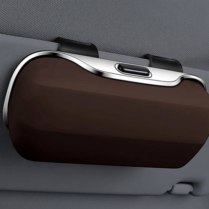 SUNCRATE – Estuche elegante para gafas de sol para un interior de coche ordenado