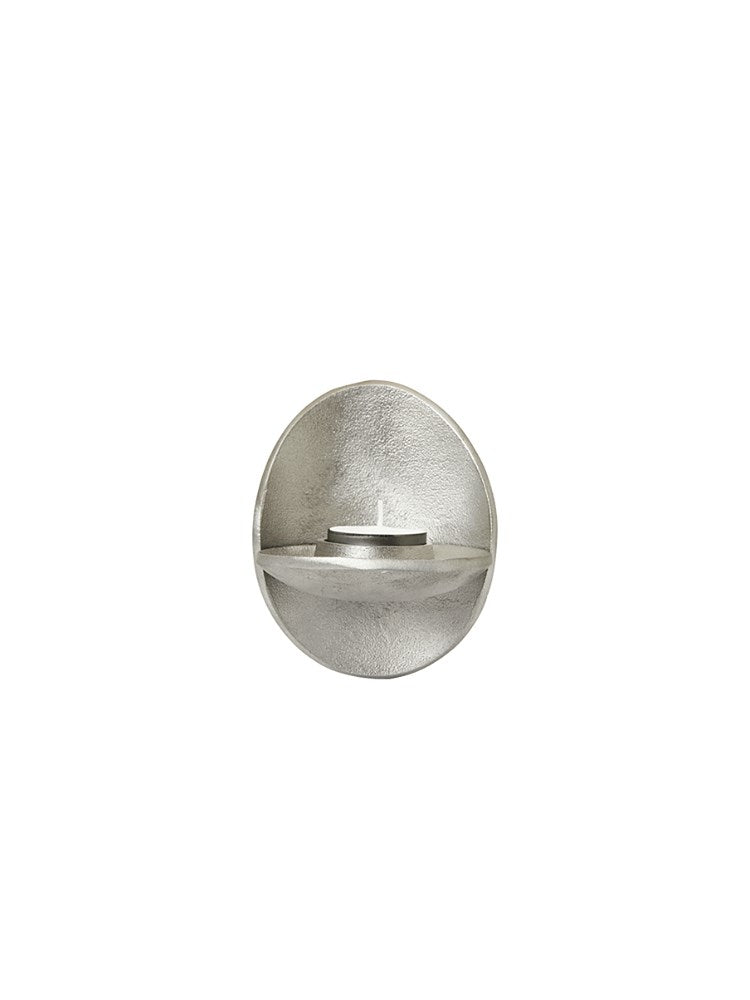 LUMÉVIA – Porte-bougie chauffe-plat mural au design élégant en aluminium