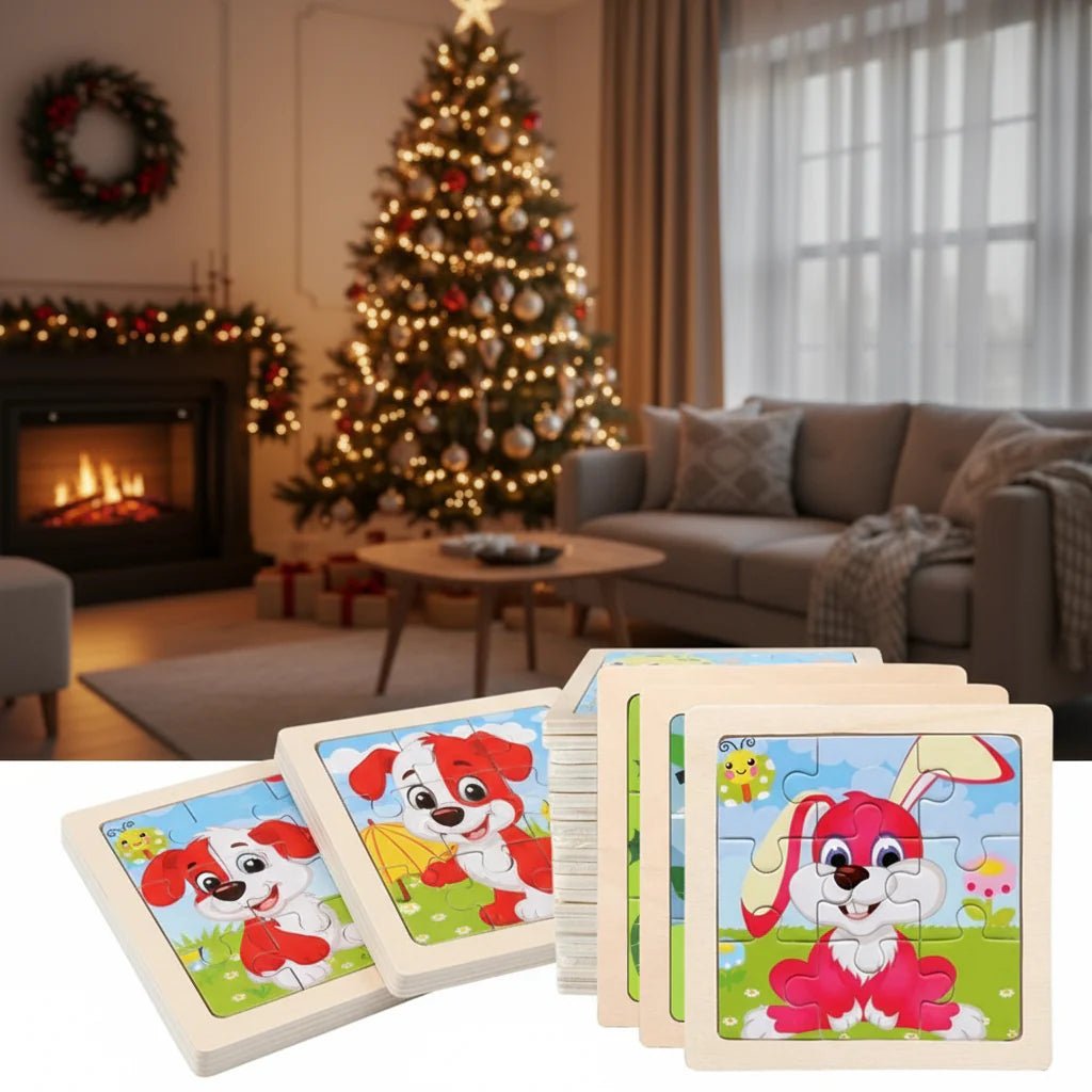 TINYLOGIX – Montessori wooden puzzle for early logical learning