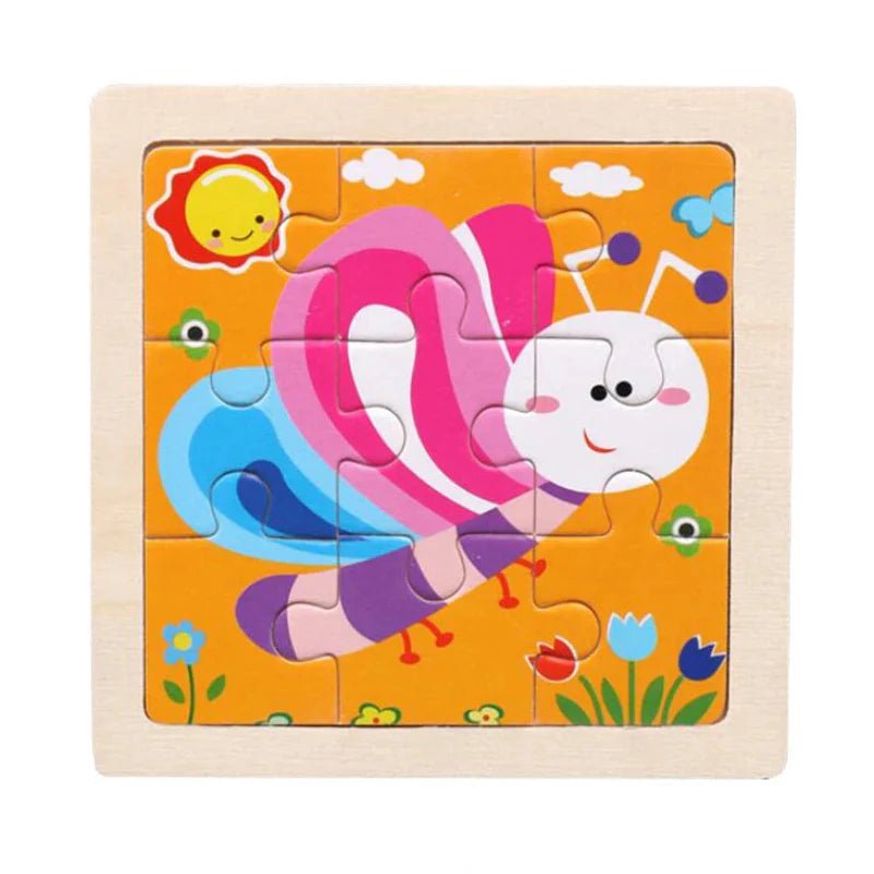 TINYLOGIX – Montessori wooden puzzle for early logical learning