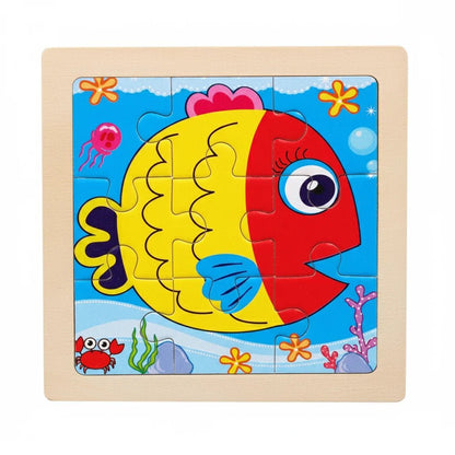 TINYLOGIX – Montessori wooden puzzle for early logical learning