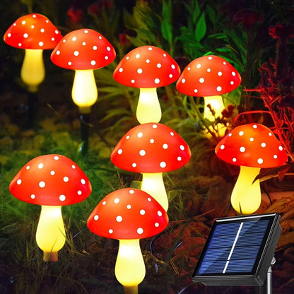 MUSHROOMNEST – Solar Hofleuchte im Pilzdesign für magische Außenbereiche