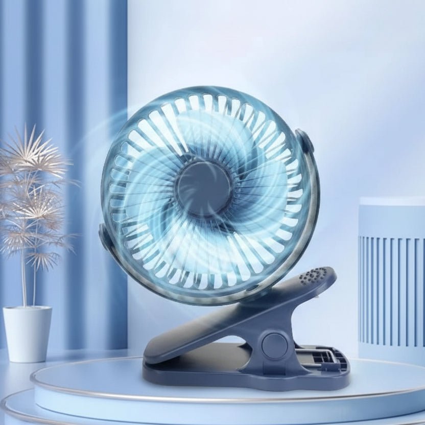 CLIPIXA – Modern Clip Fan with Strong Grip