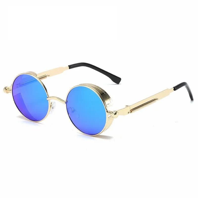 Variant image for Vintage Runde Sonnenbrille mit UV400 Schutz für Herren und Damen - Stilvoller Rahmen-4