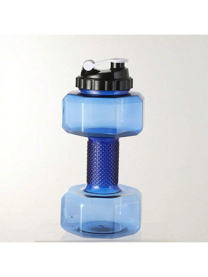 Hydraflex – Hantelhantel-Wasserflasche 550ml für Fitness & Alltag | 2-in-1 Design