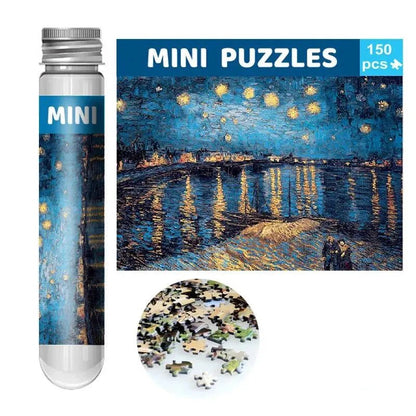 VANGLINT – Mini Tube Puzzle of Van Gogh's "Starry Night" for Art Fans