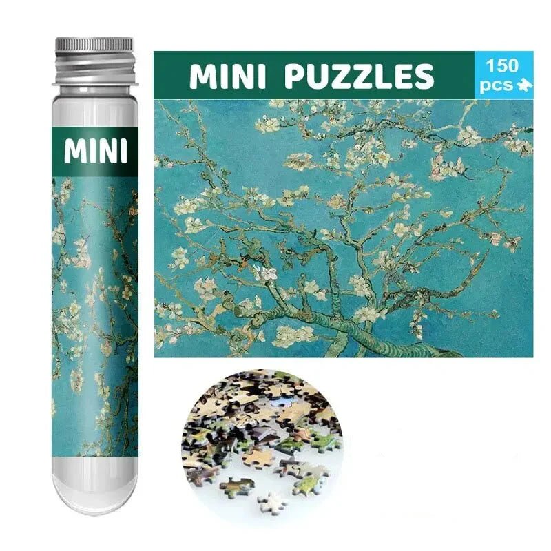 VANGLINT – Mini Tube Puzzle of Van Gogh's "Starry Night" for Art Fans