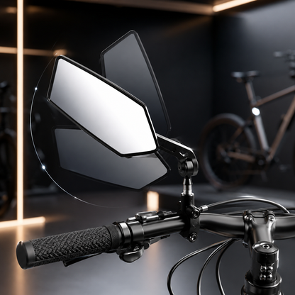 RUNDUMBLICK – Specchietto retrovisore regolabile per bicicletta con campo visivo grandangolare