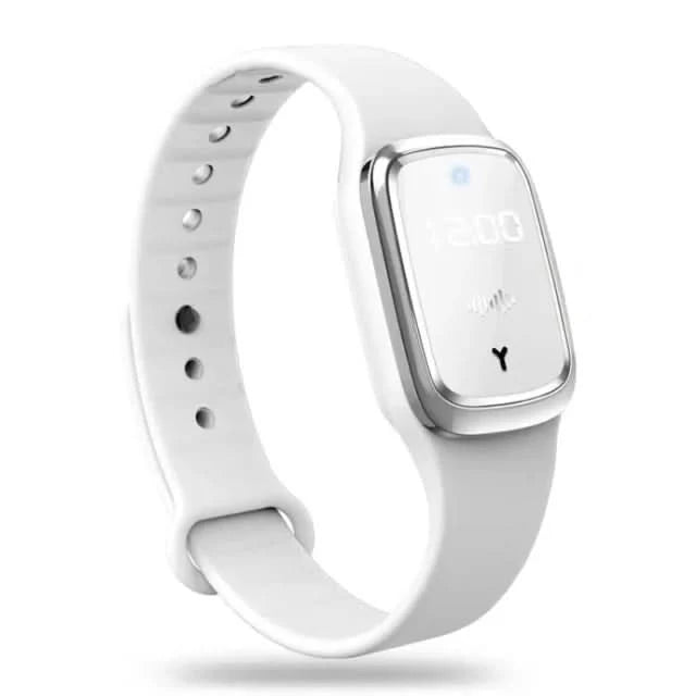 REPELLIQON – Bracelet anti-moustiques à ultrasons avec batterie rechargeable et design moderne
