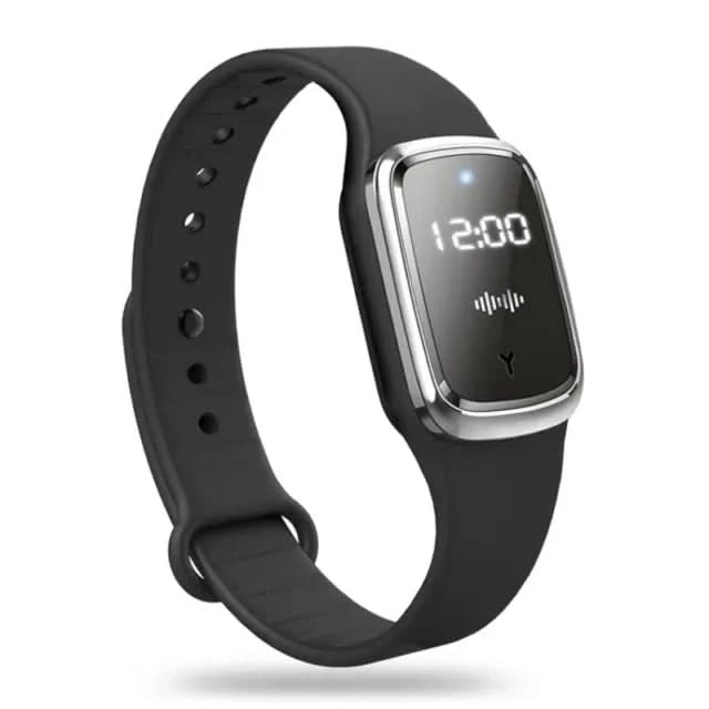 REPELLIQON – Bracelet anti-moustiques à ultrasons avec batterie rechargeable et design moderne