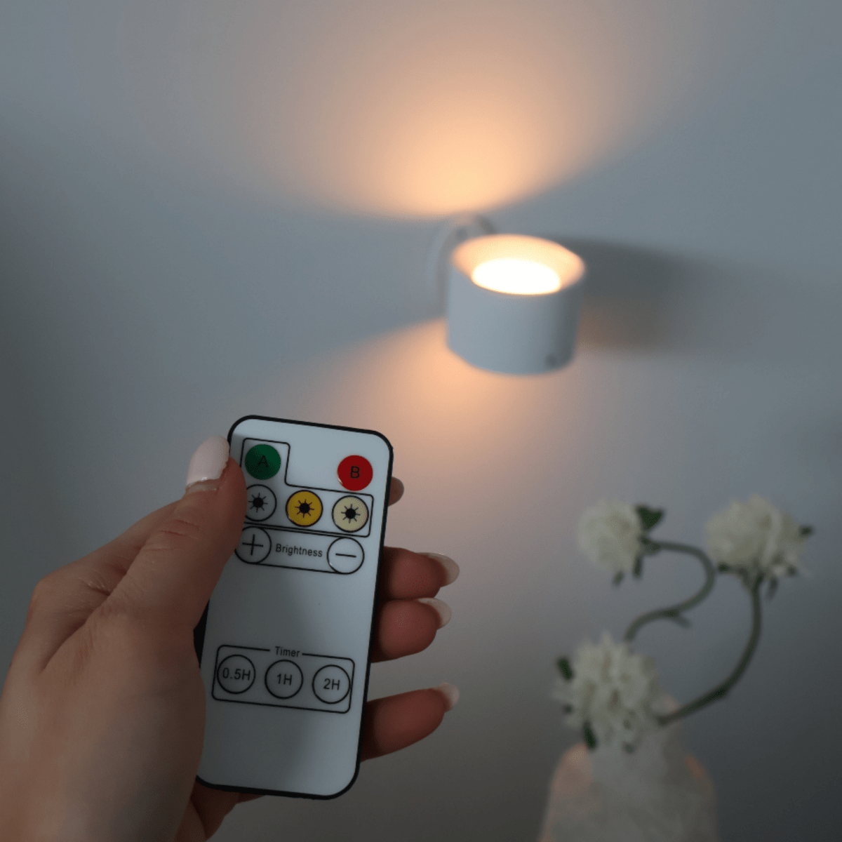 GLOWFREE – Lámpara de varita LED inalámbrica con luz cálida