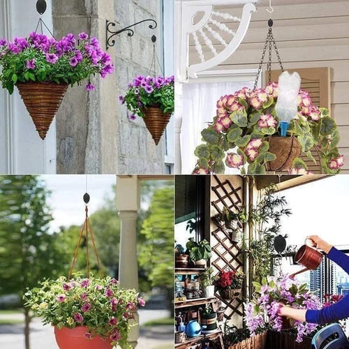Praktisches Set für Hängende Gartenkörbe & Vogelhäuser – Einfache Bewässerung & Pflegehilfe-3