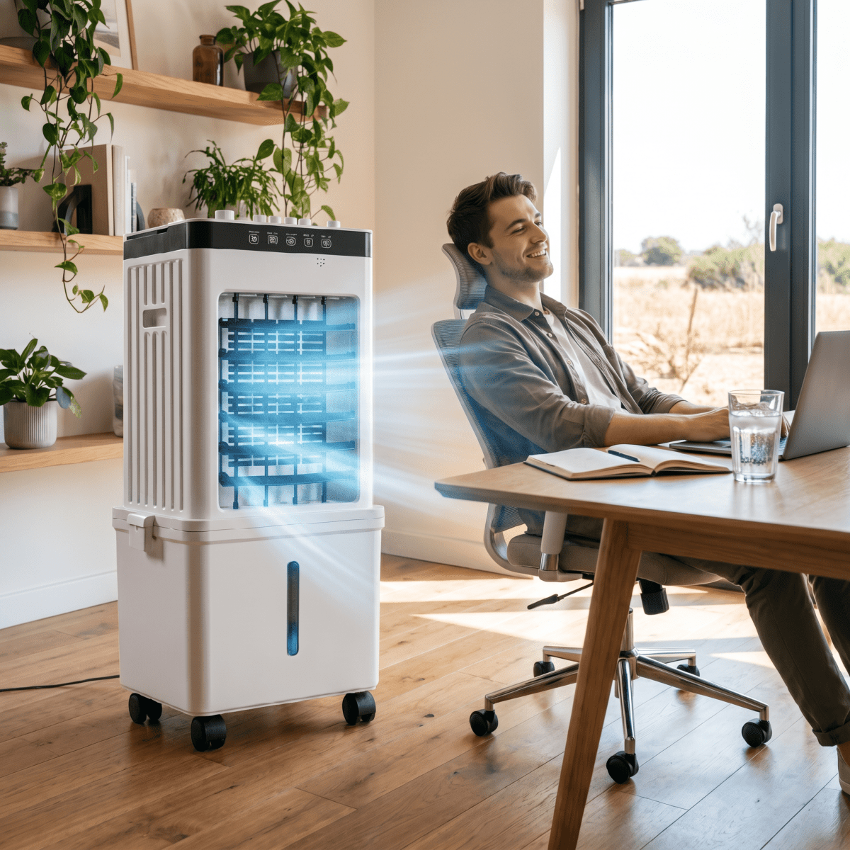 COOLNOVA – Refroidisseur d'air mobile – Fraîcheur flexible 3-en-1 pour la maison