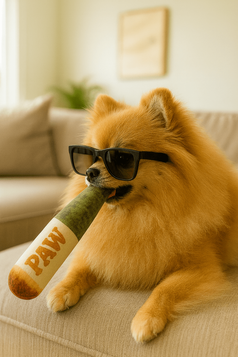 SPLIFFYPUP – Plush Joint Toy for Playful Puppies