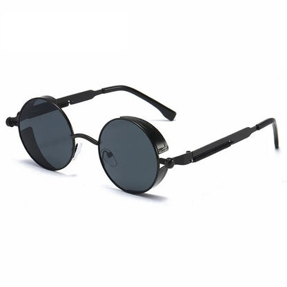 Variant image for Vintage Runde Sonnenbrille mit UV400 Schutz für Herren und Damen - Stilvoller Rahmen-1