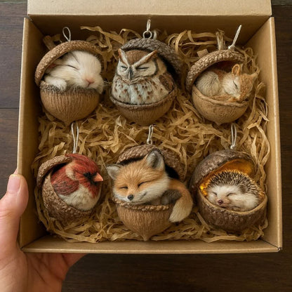 FORESTDREAM – Figurine mignonne d'amis de la forêt endormis