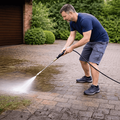 FLOWTURBO – Tubo da giardino con idropulitrice ad alta pressione ed effetto turbo