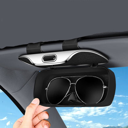SUNCRATE – Estuche elegante para gafas de sol para un interior de coche ordenado