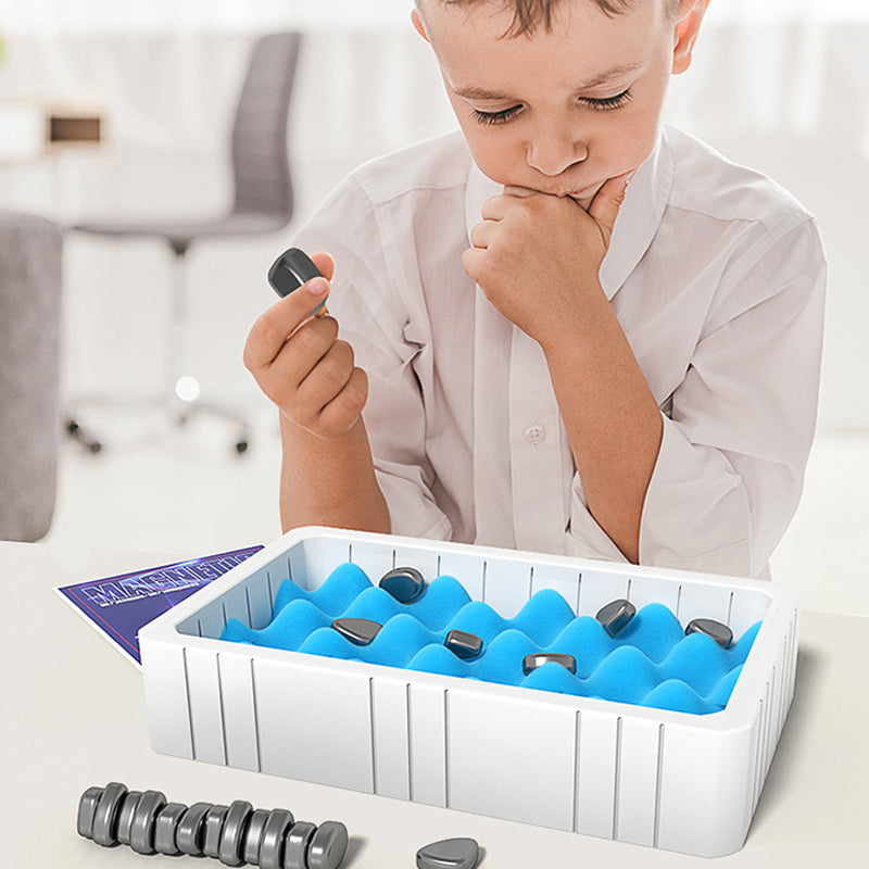 Magnetisches Schachspiel für Kinder – Pädagogisches Strategiespiel zum Schach Spielen und Lernen-2