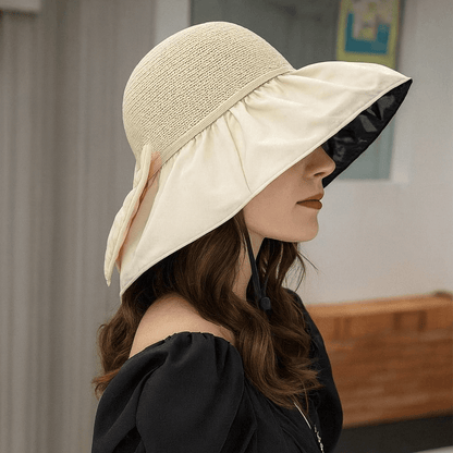 PROMENADE – Sombrero de sol elegante con ala ancha para protección UV