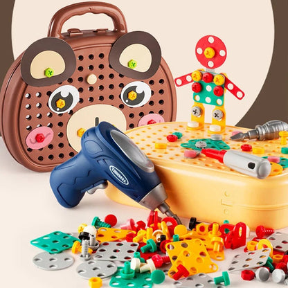 ToolKit - Creative construction toy with mini drill for children aged 6 and over