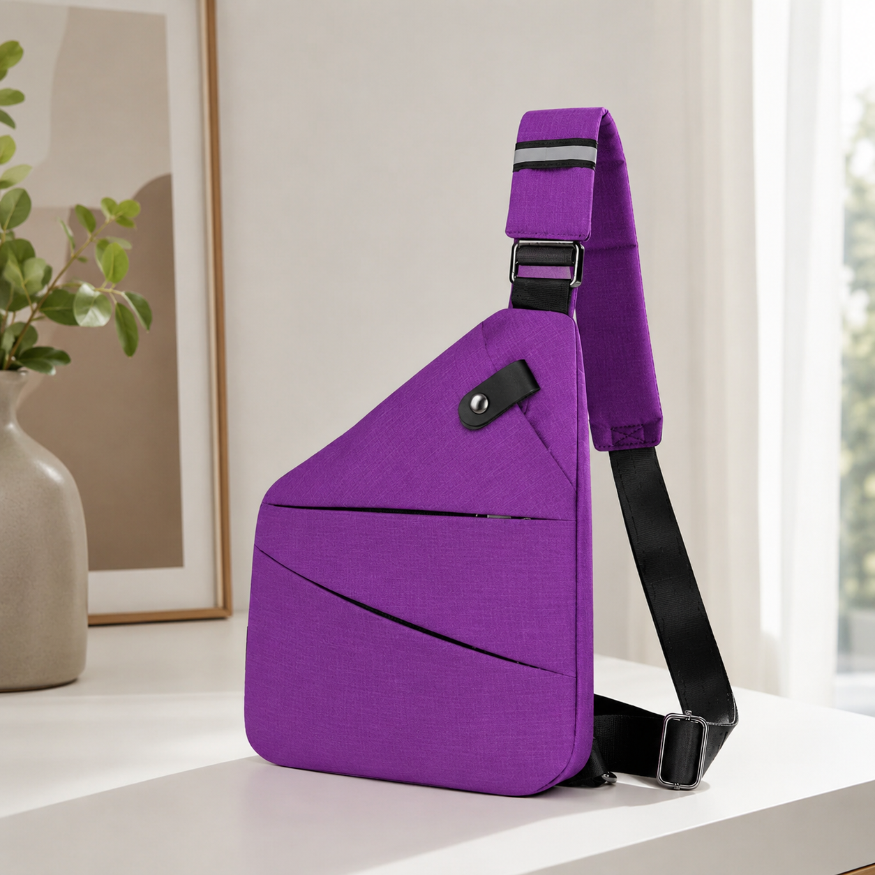 TRAVGUARD – Theft-Proof Shoulder Bag with RFID Protection and Water-Repellent Design
