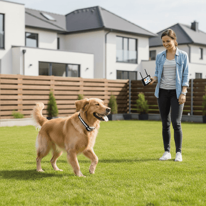BARKZONE 300 – Kabelloses Hundezaun- & Trainingshalsband-System