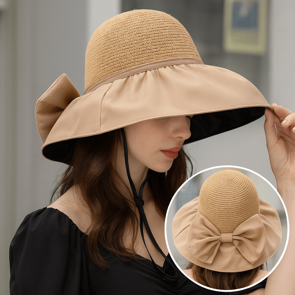 PROMENADE – Sombrero de sol elegante con ala ancha para protección UV