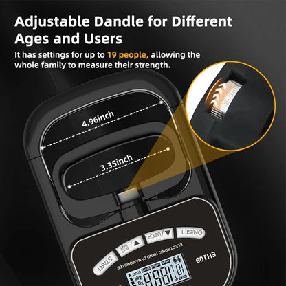 Gripmaster Digital – Dispositivo manual preciso para medir la fuerza de agarre hasta 120 kg