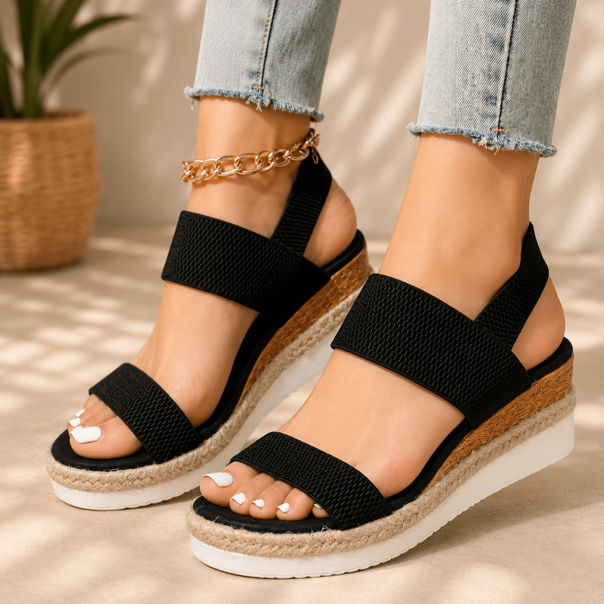 PODORA – Sandalias ortopédicas para mujer con suela acolchada y alineación mejorada del pie