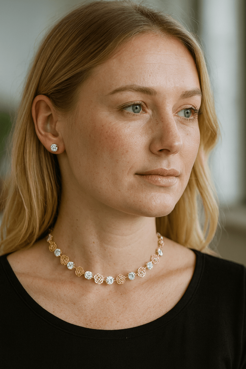 ESMERALDA – Ensemble de bijoux élégant avec pierres vertes