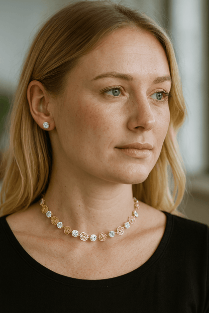 ESMERALDA – Ensemble de bijoux élégant avec pierres vertes