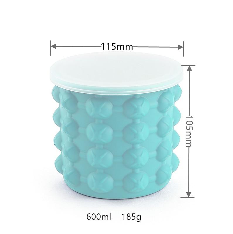 IceCube Maker - Space-saving 2-in-1 silicone ice cube tray with cooling function