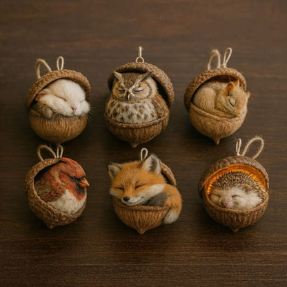 FORESTDREAM – Figurine mignonne d'amis de la forêt endormis