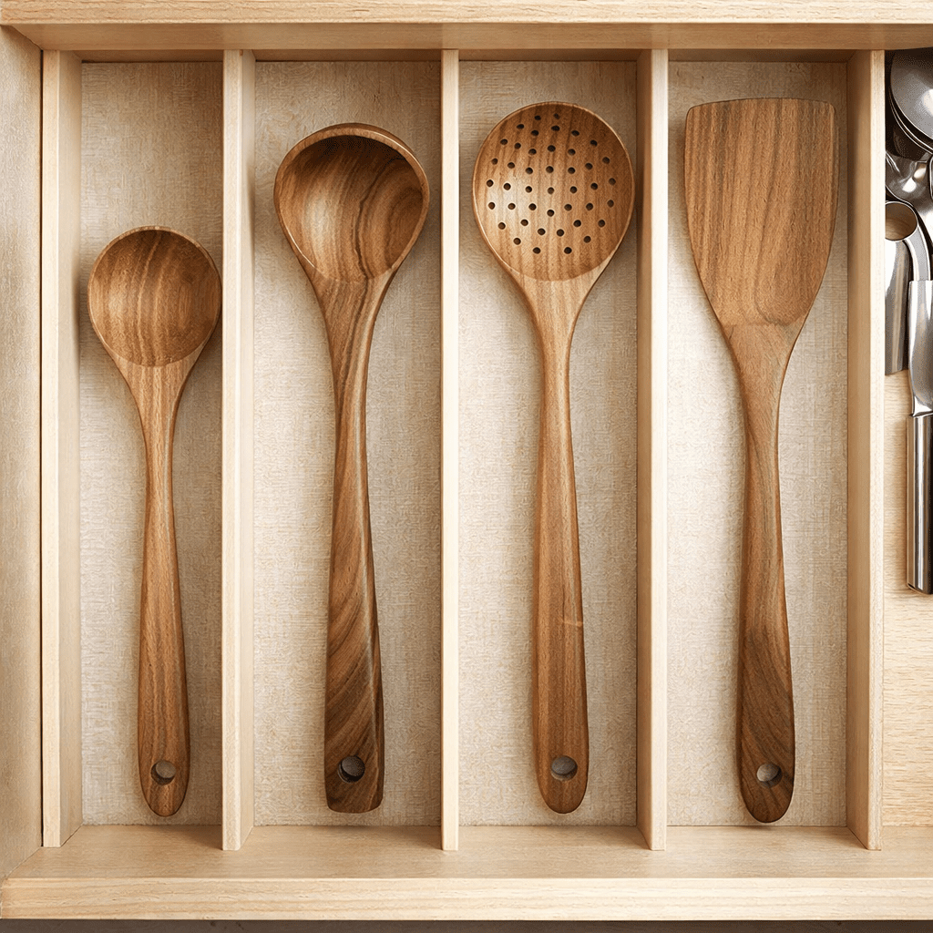 Set di utensili da cucina NordicWood - Alta qualità e stile per ogni cucina