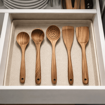 Set di utensili da cucina NordicWood - Alta qualità e stile per ogni cucina