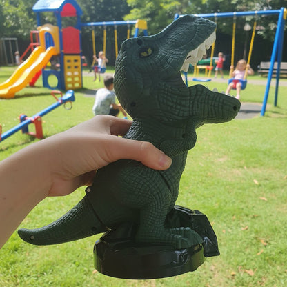 DINOPOP BLASTER – Dinosaurier-Schießspiel für Kinder mit weichen Schaumstoffbällen & Zielscheibe