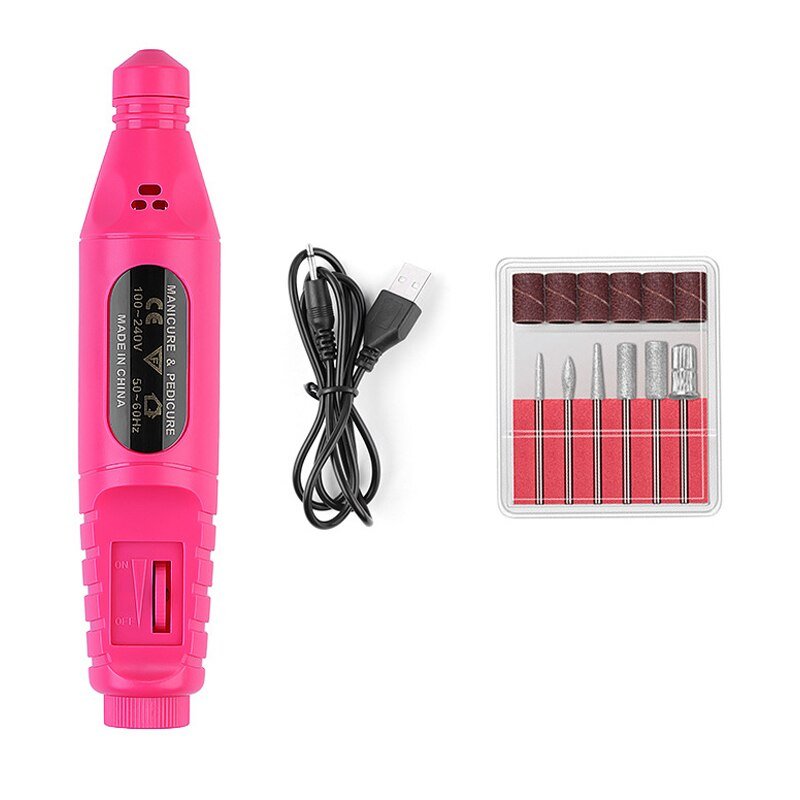 ProNail Expert - Kit électrique 6 en 1 pour manucure & pédicure
