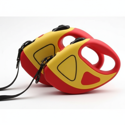 CONTROLLITE Leash – Automatic Dog Leash with LED Light & Ergonomic Anti-Slip Handle