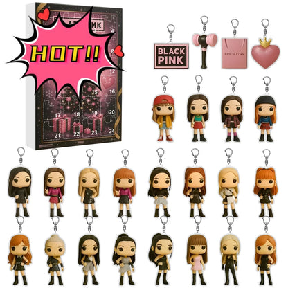 JOYDOLLZ – Calendario de Adviento de 24 días con muñecas coleccionables para niños y fans del K-Pop | Cuenta regresiva de Navidad con sorpresa diaria
