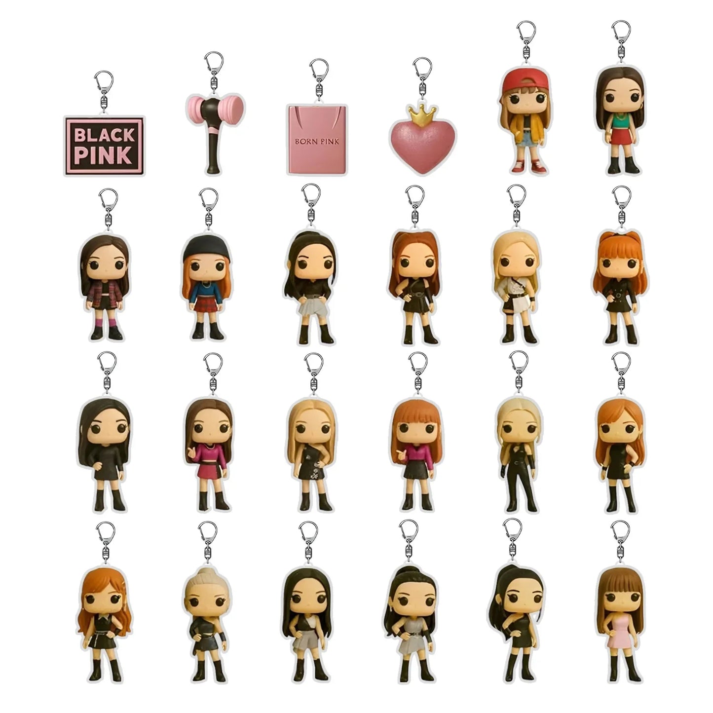 JOYDOLLZ – Calendario de Adviento de 24 días con muñecas coleccionables para niños y fans del K-Pop | Cuenta regresiva de Navidad con sorpresa diaria